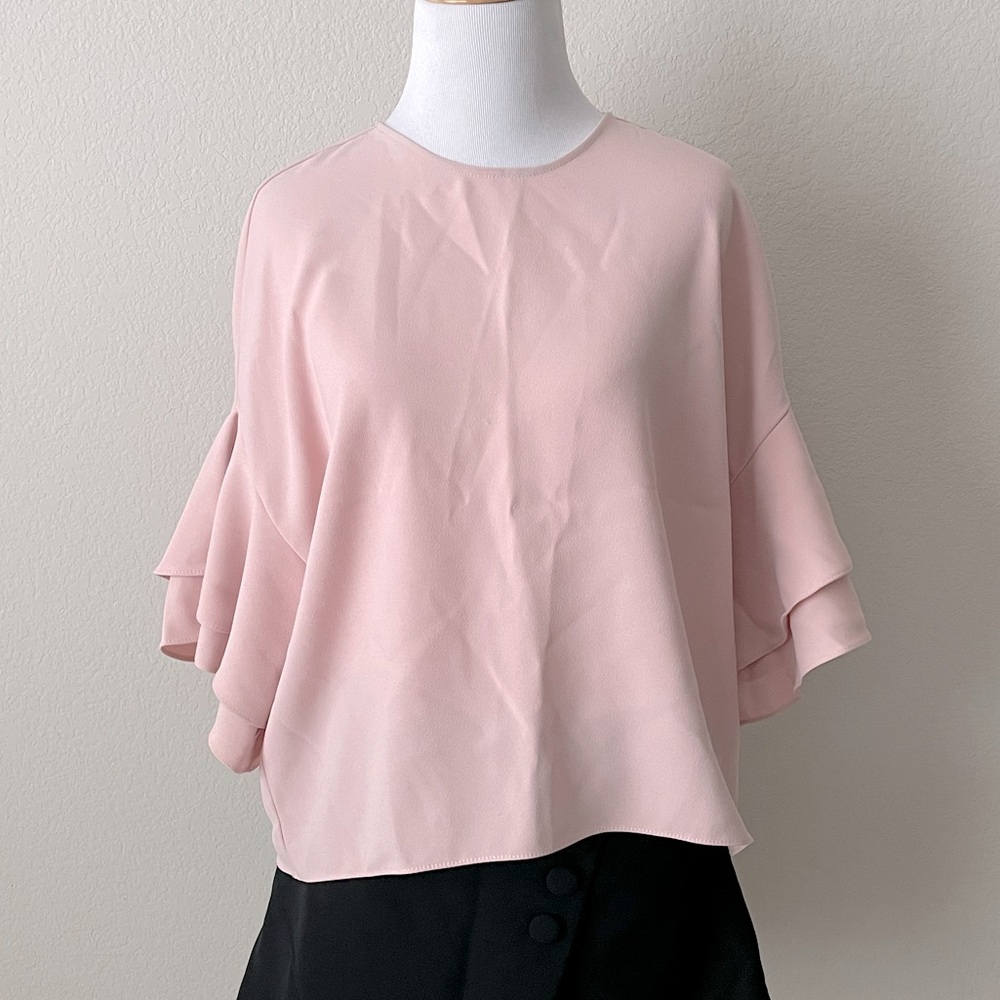 Zara light pink top